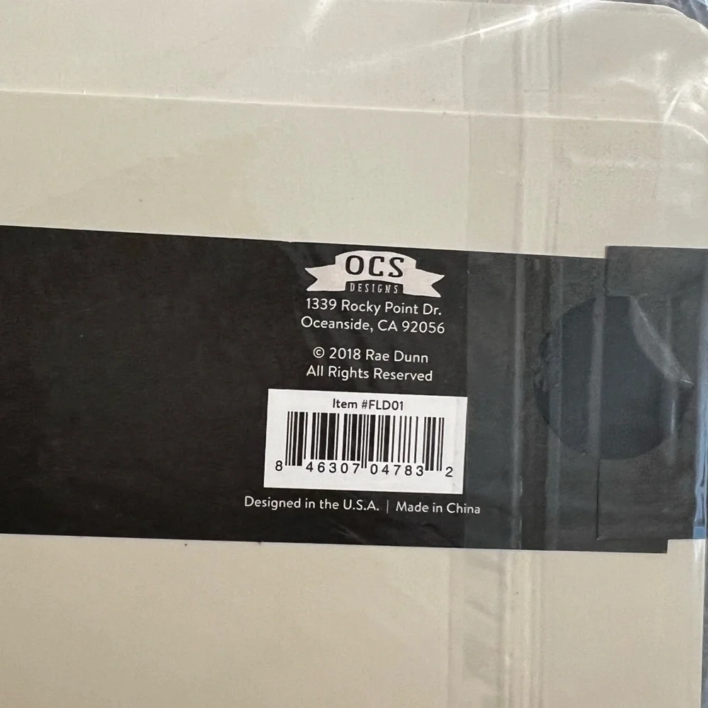 NWT Rae Dunn 12 Tan file folders ORGANIZE SAVE FILE - Sealed